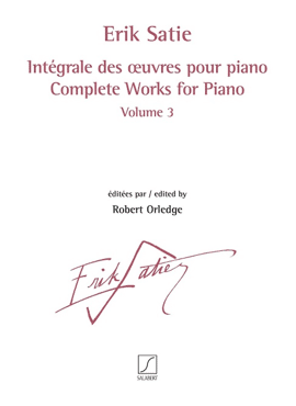 INTÉGRALE DES ŒUVRES POUR PIANO VOLUME 3